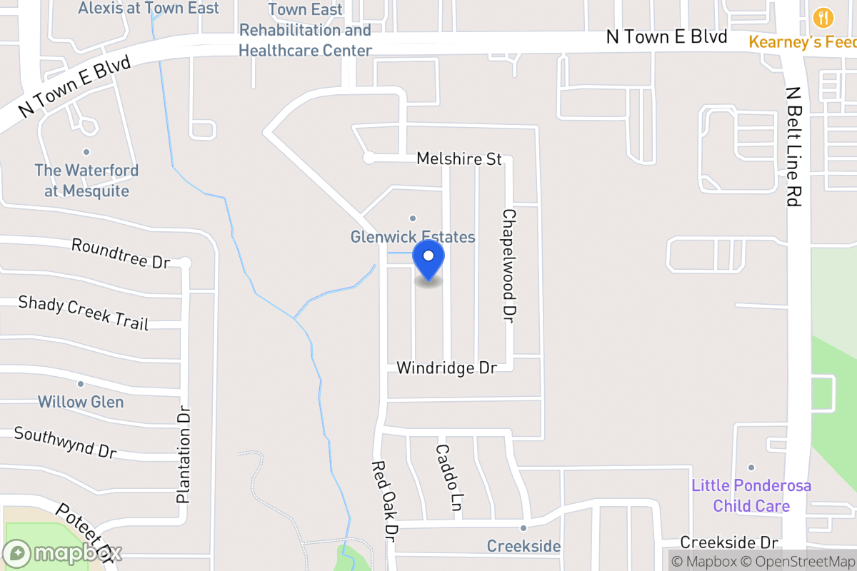 Map of 3327 Fallbrook Dr