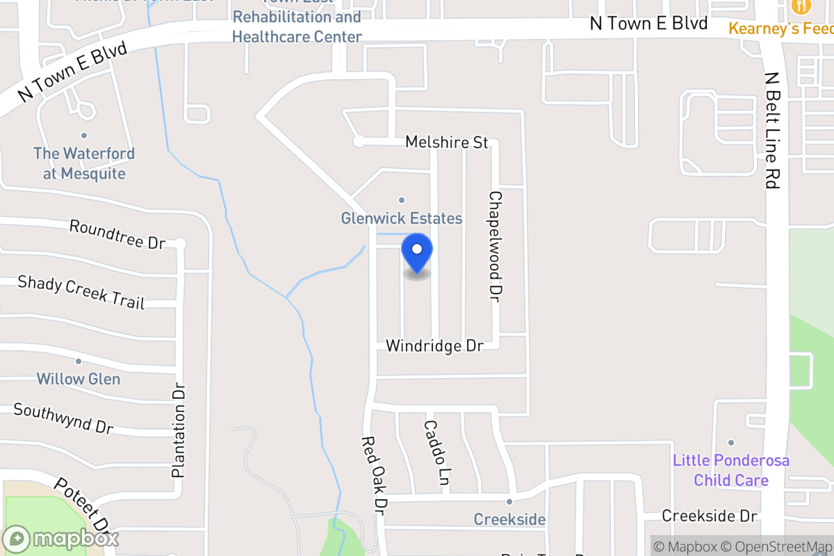 Map of 3325 Fallbrook Dr