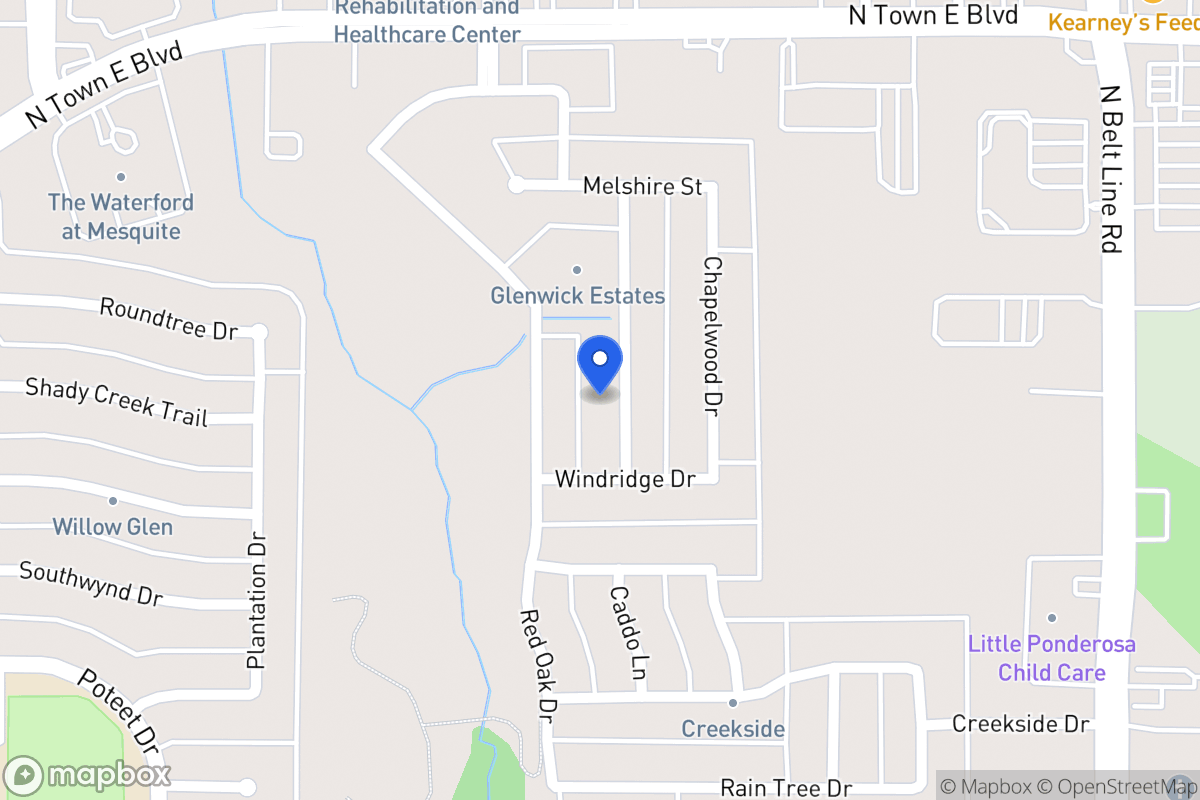 Map of 3323 Fallbrook Dr