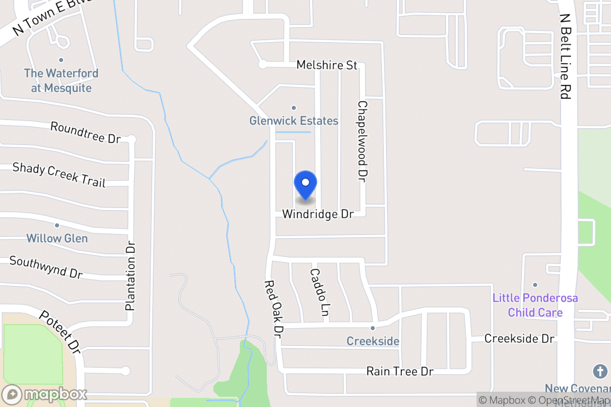 Map of 3317 Fallbrook Dr