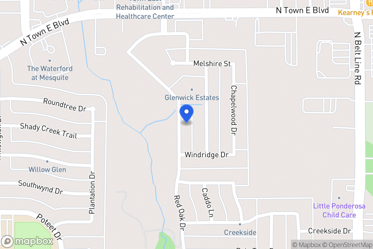 Map of 3326 Willowcreek Dr