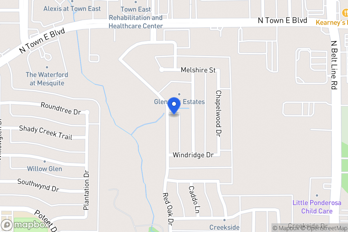 Map of 3330 Willowcreek Dr