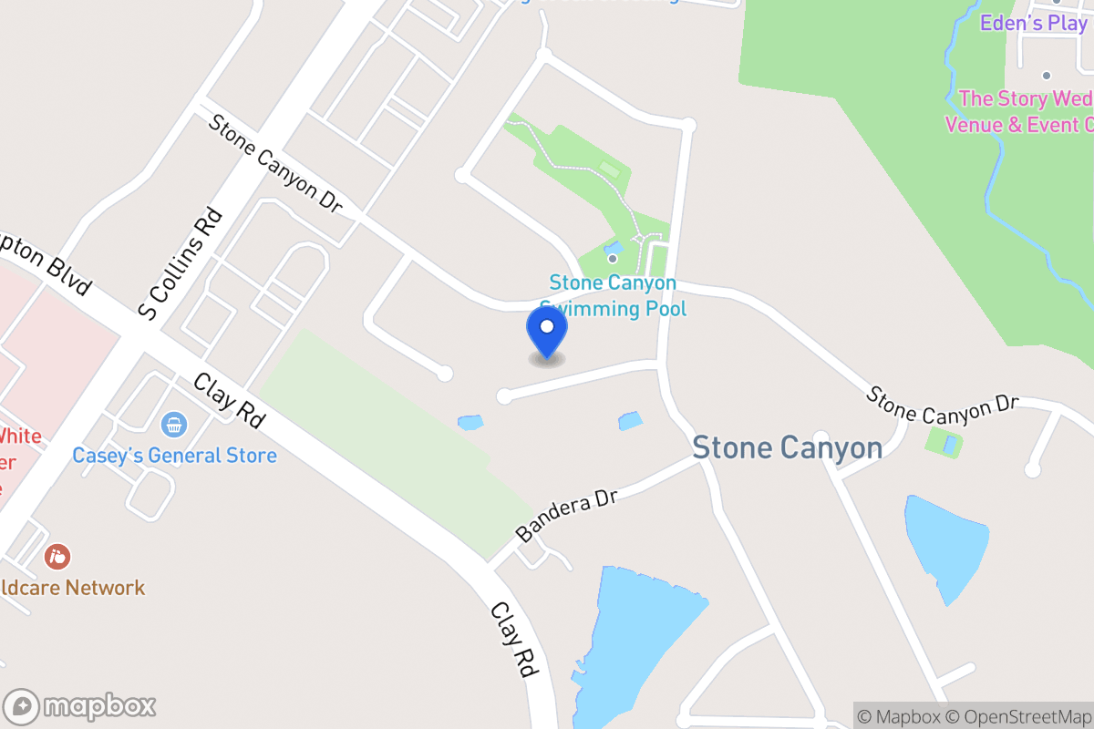 Map of 427 Hunters Creek Dr