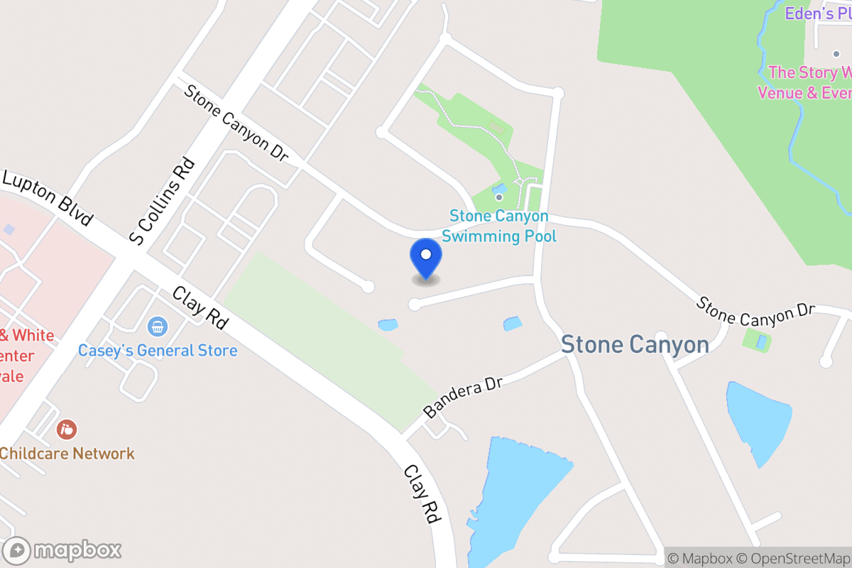 Map of 425 Hunters Creek Dr