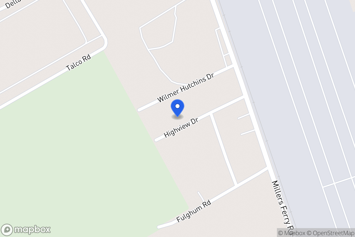Map of 1012 Highview Dr