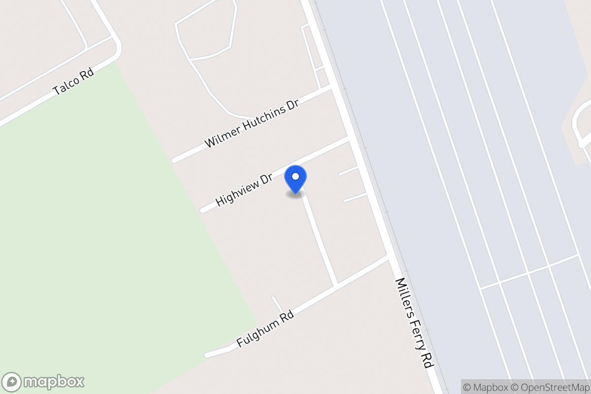 Map of 1001 N Cartwright Cir