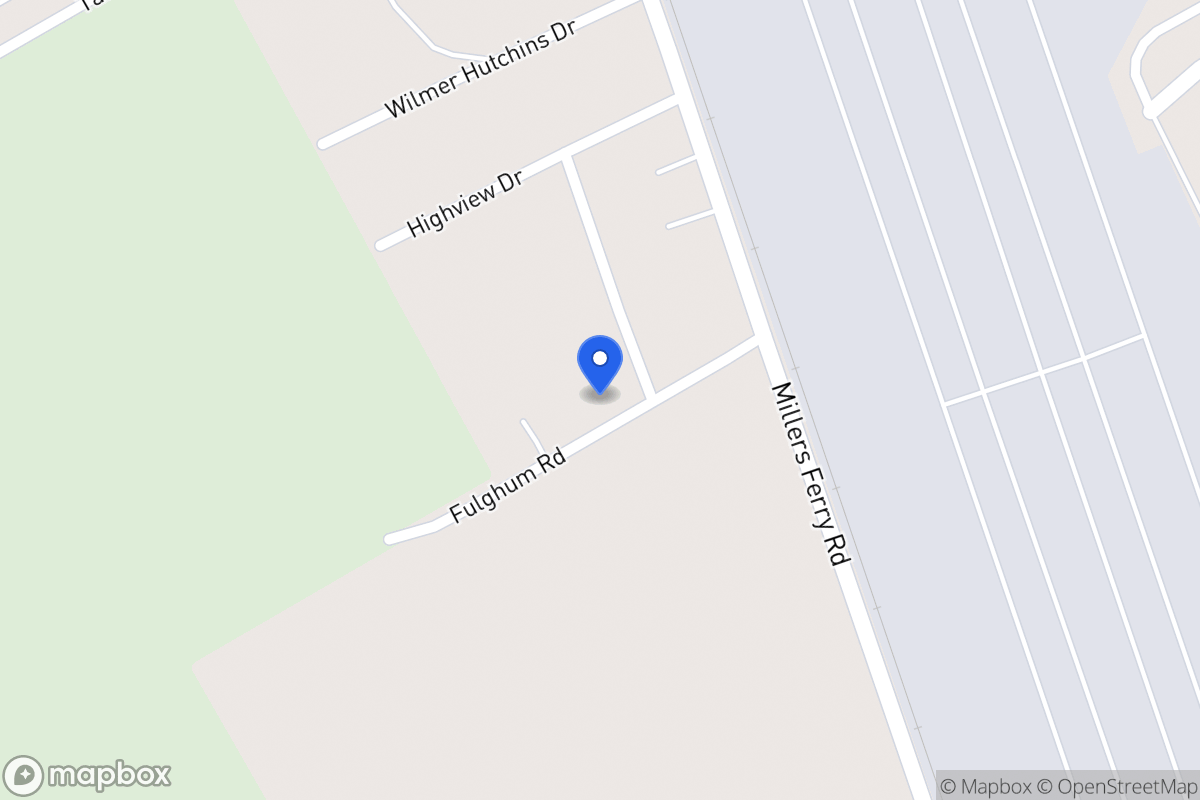 Map of 1004 W Fulghum Rd