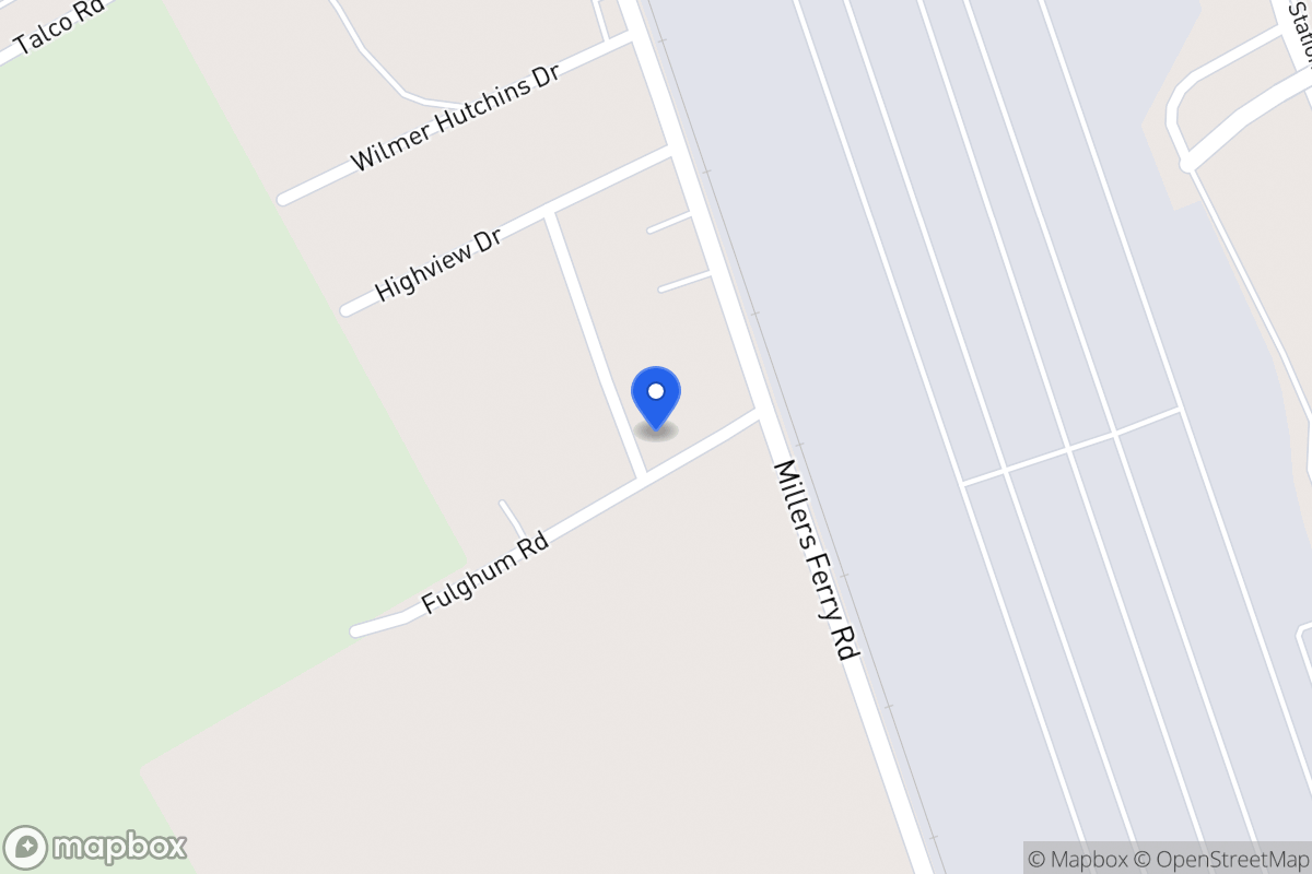 Map of 904 W Fulghum Rd