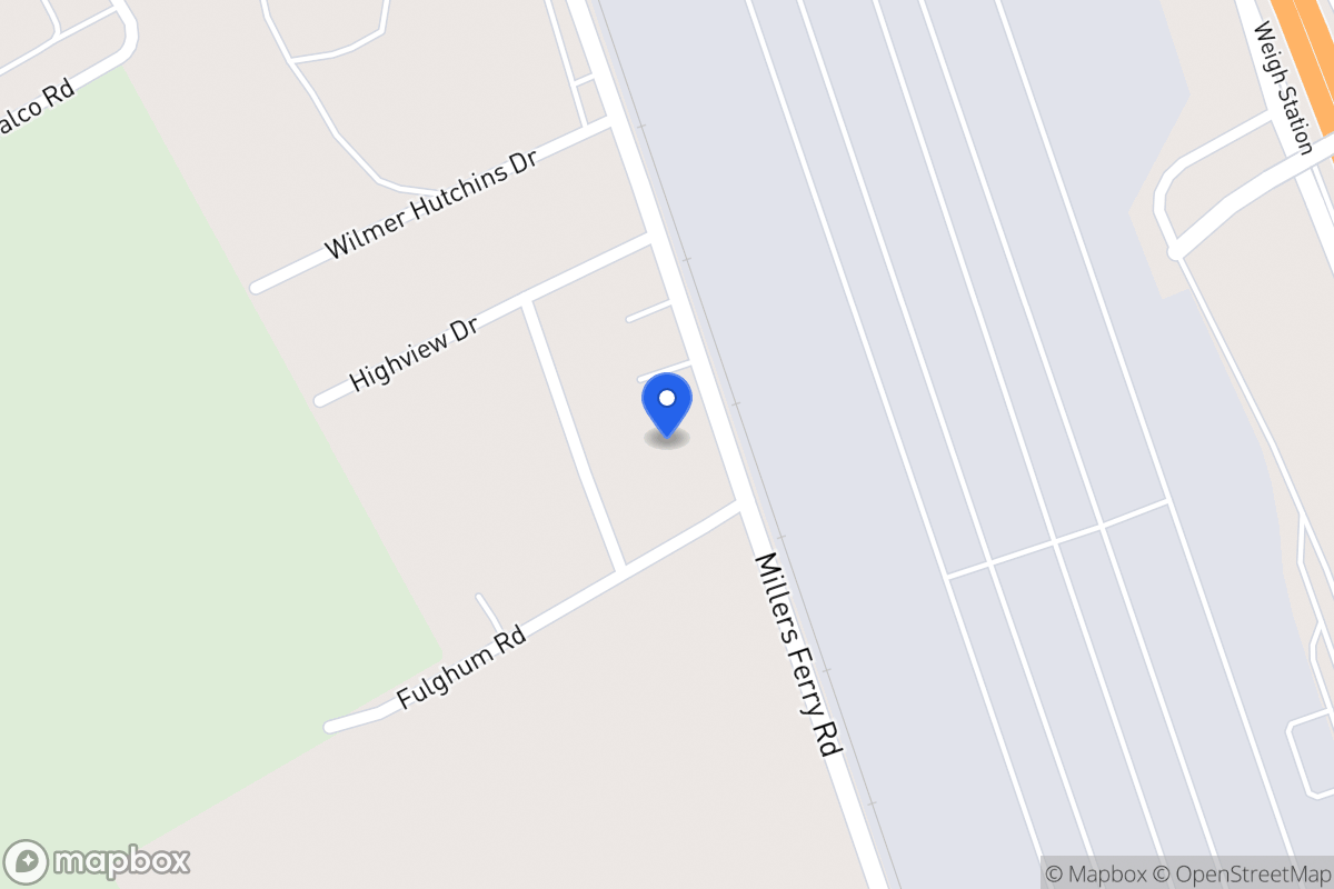 Map of 1611 Millers Ferry Rd