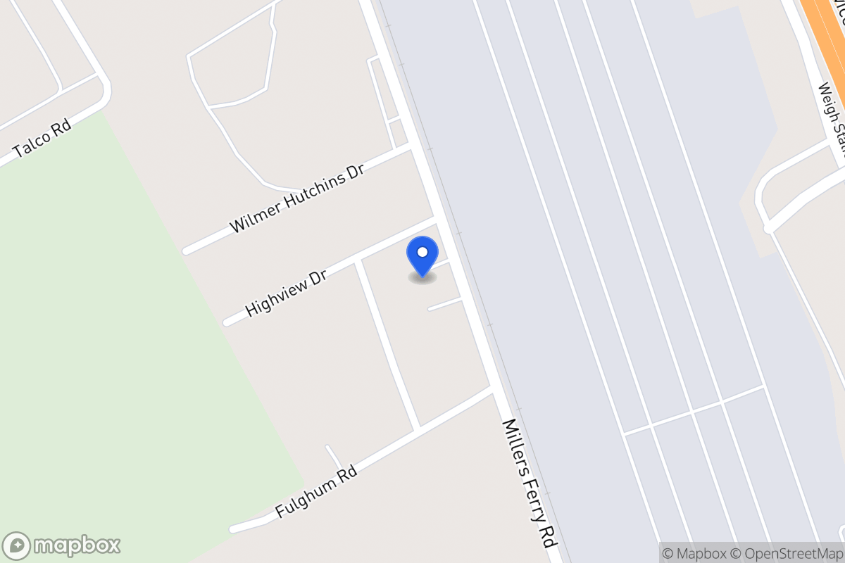 Map of 1615 Millers Ferry Rd