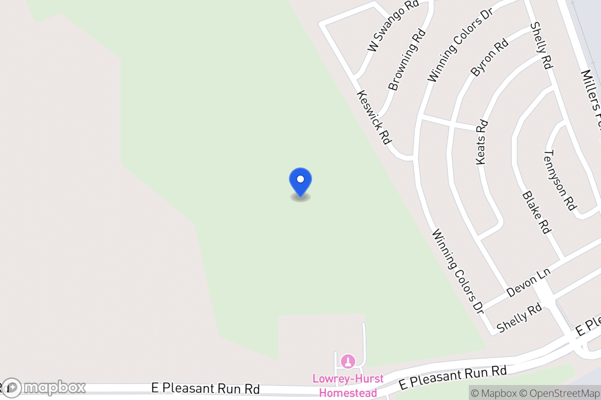 Map of 355 W Pleasant Run Rd