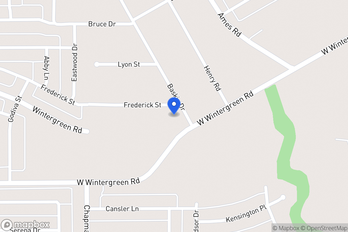Map of 2807 Baskin Dr