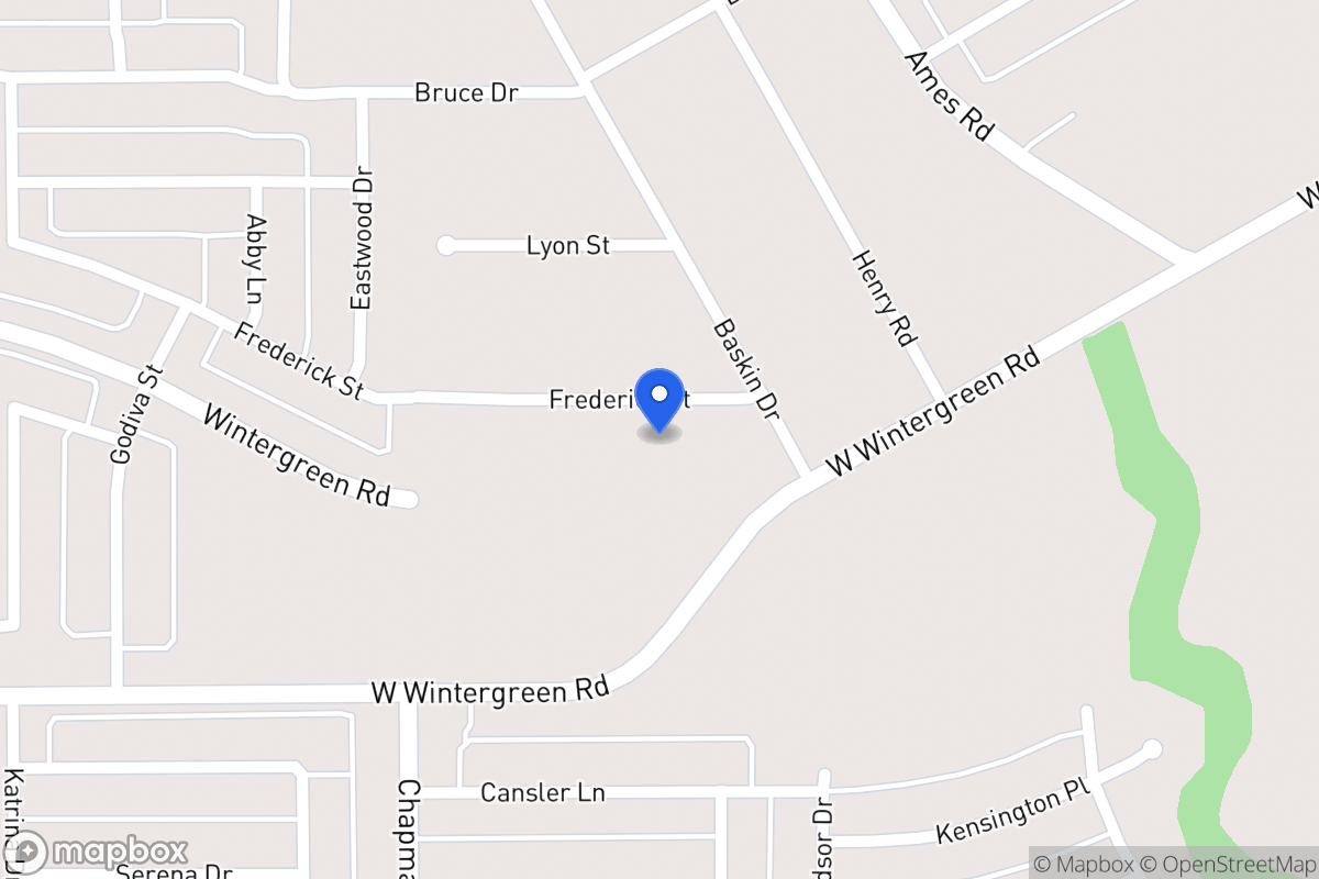 Map of 1630 Frederick St