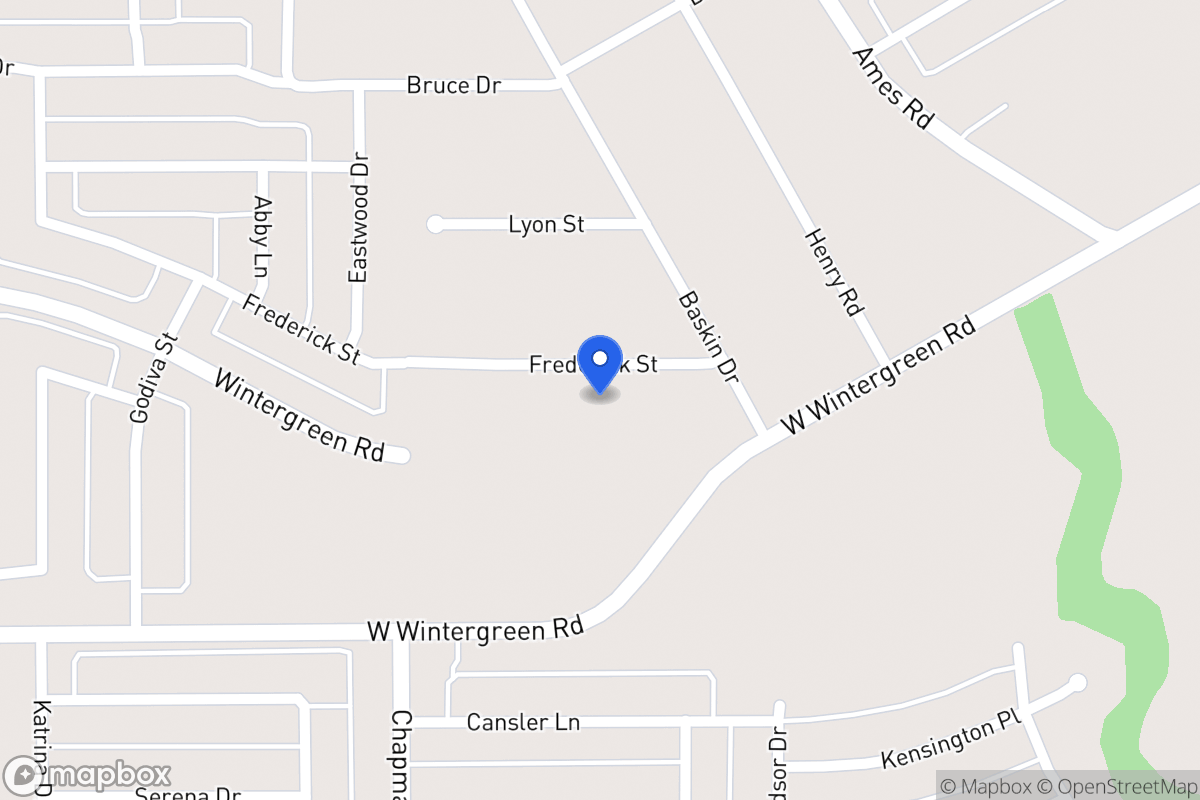 Map of 1634 Frederick St
