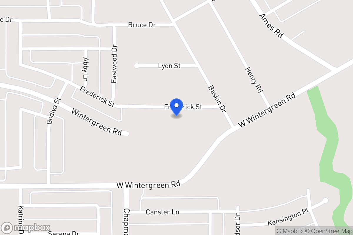 Map of 1638 Frederick St