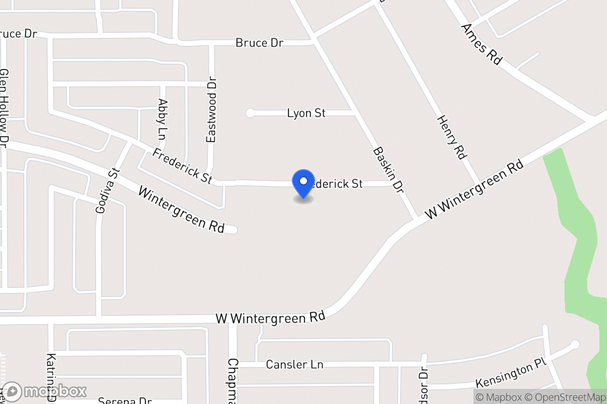 Map of 1611 Frederick St