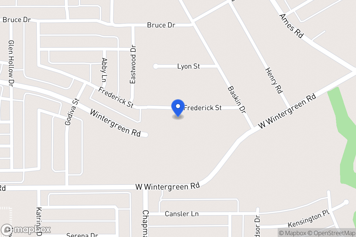Map of 1668 Frederick St