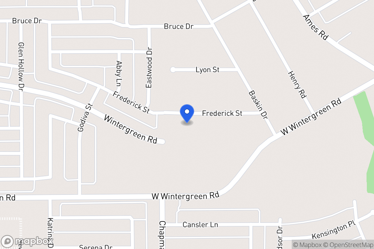 Map of 1666 Frederick St