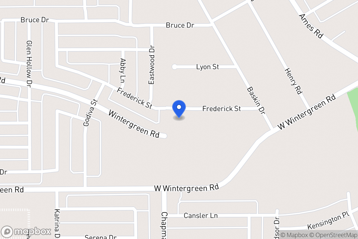 Map of 1660 Frederick St