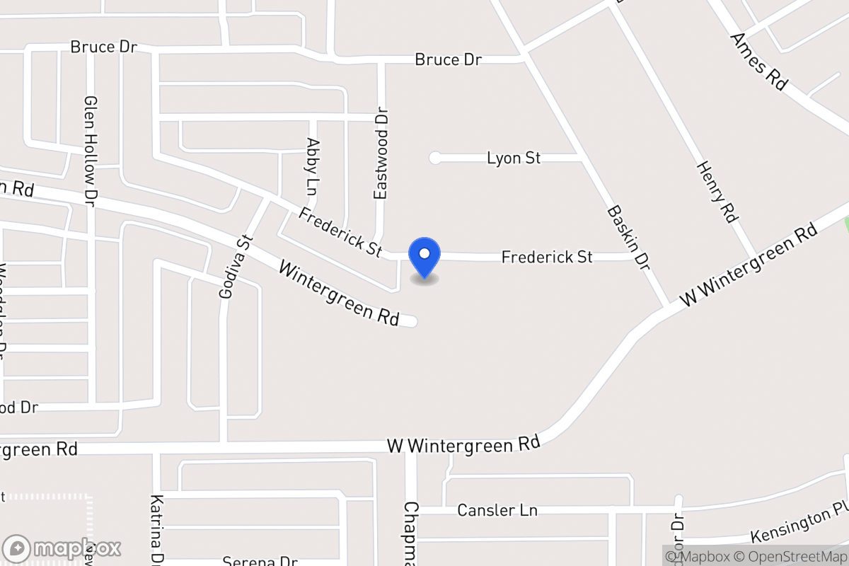 Map of 1678 Frederick St
