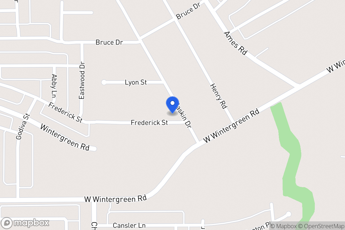 Map of 2815 Baskin Dr