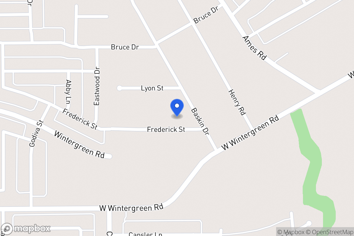 Map of 1623 Frederick St
