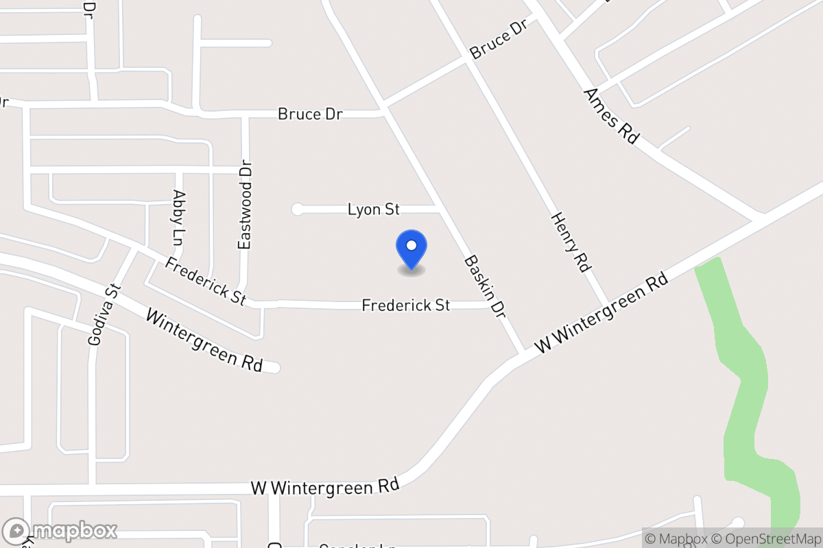 Map of 1627 Frederick St