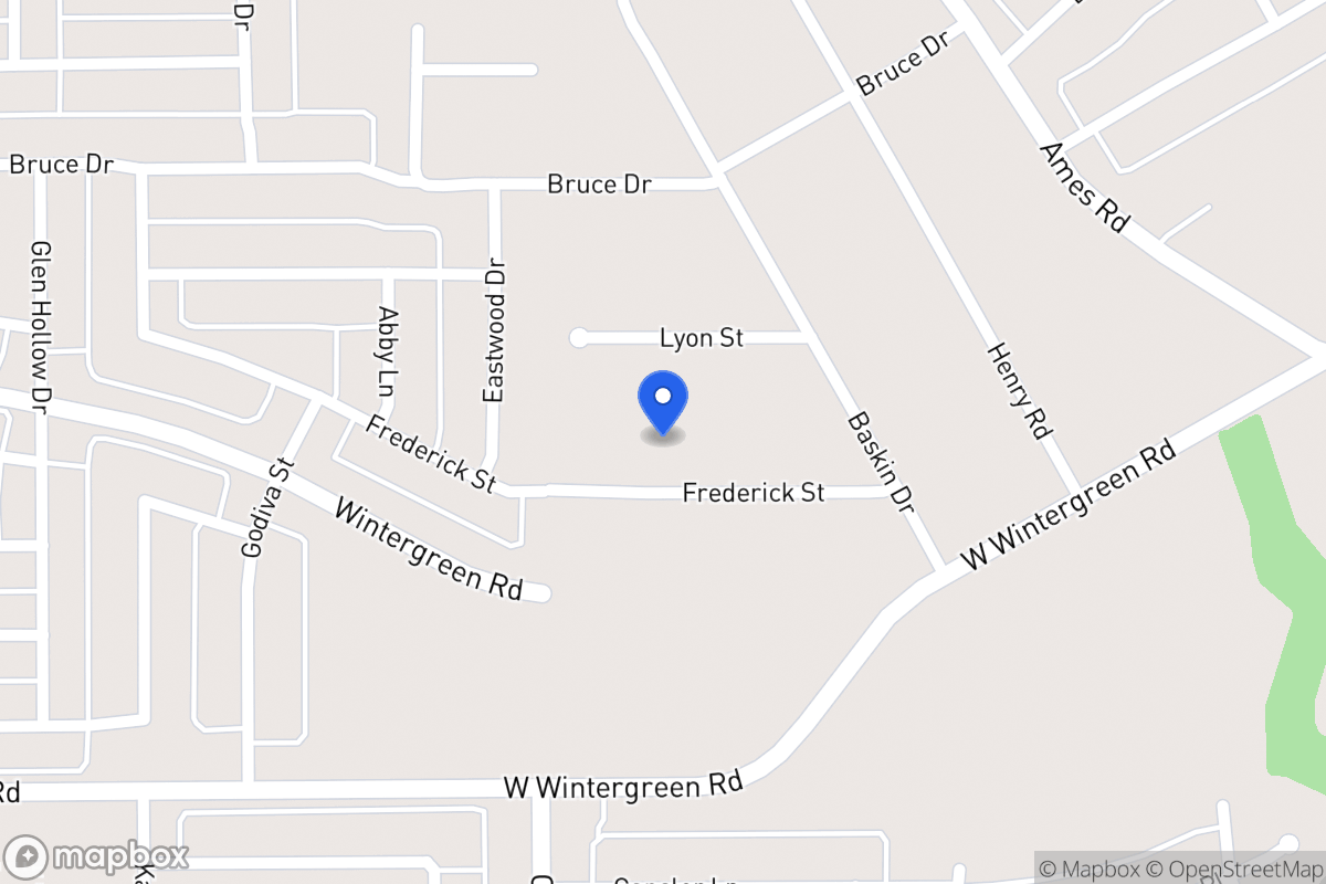 Map of 1647 Frederick St