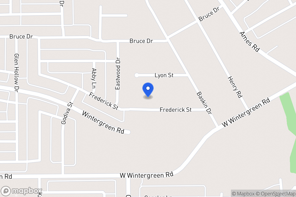 Map of 1651 Frederick St
