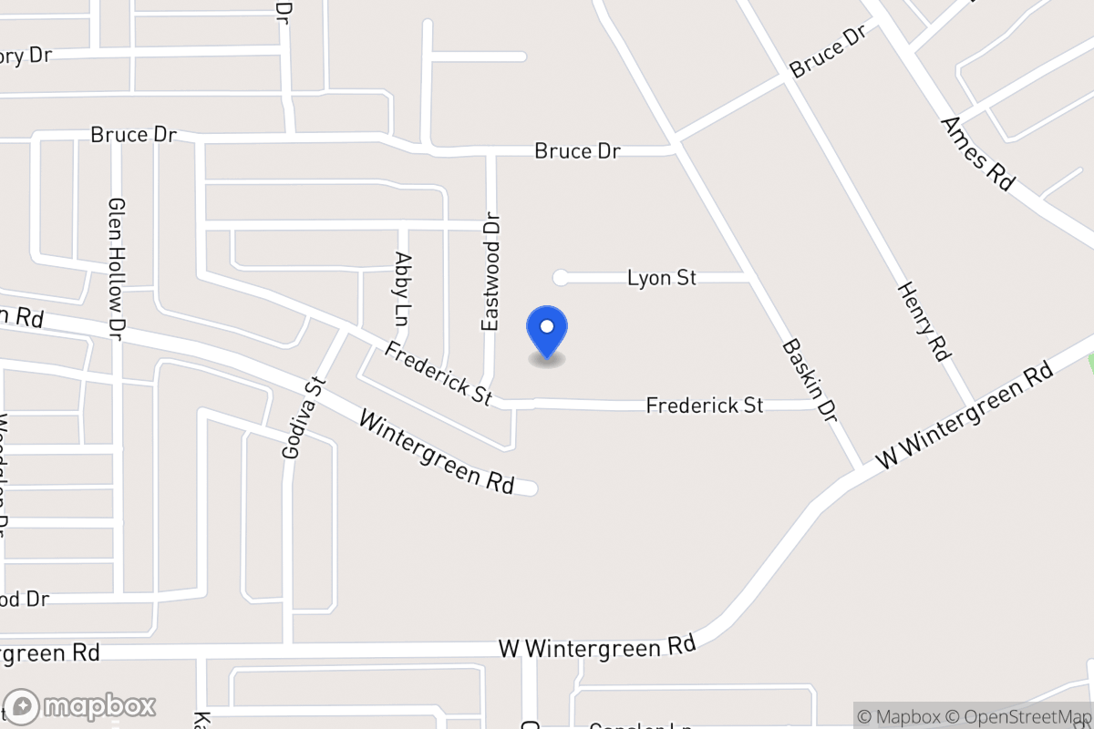 Map of 1677 Frederick St