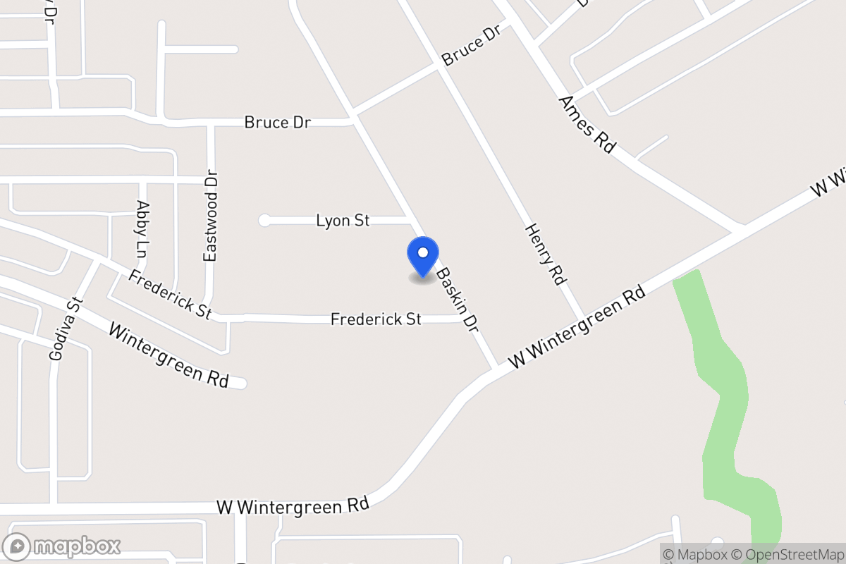 Map of 2819 Baskin Dr