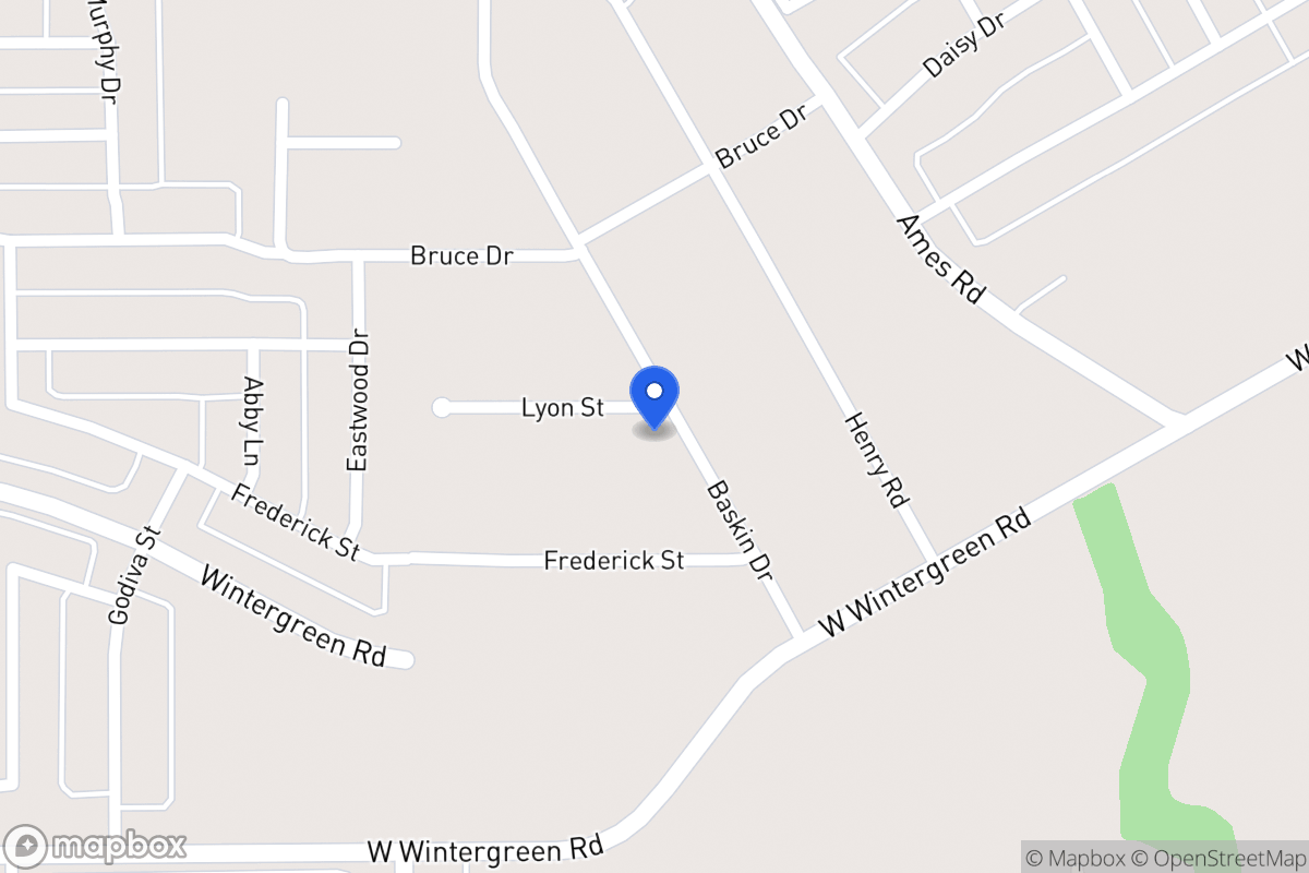 Map of 2827 Baskin Dr