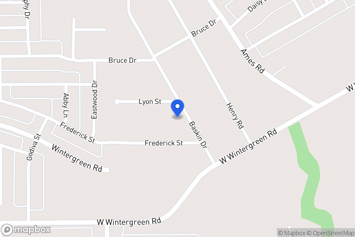 Map of 2823 Baskin Dr