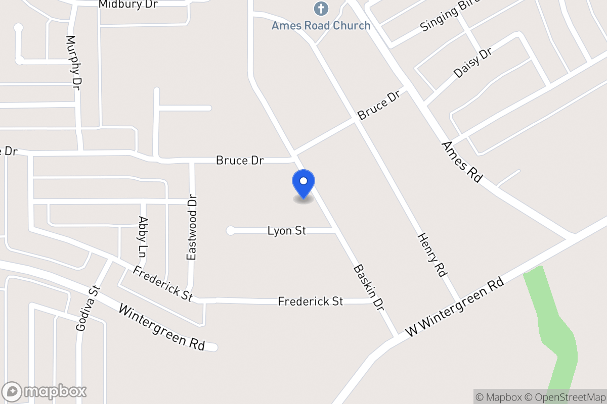 Map of 2919 Baskin Dr