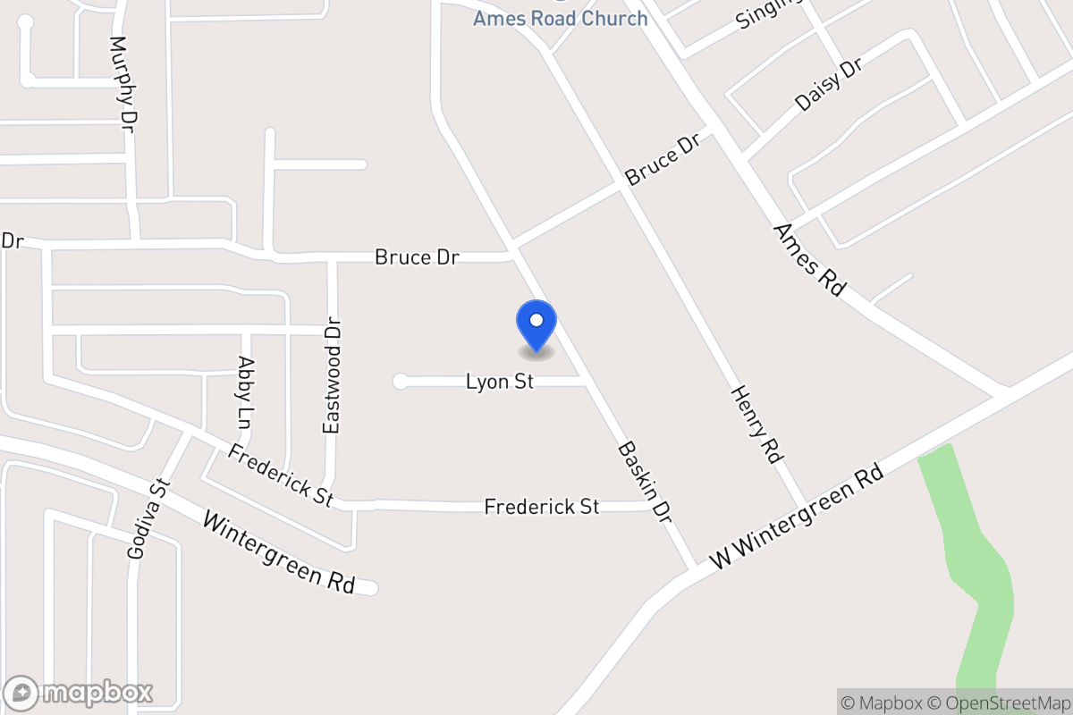 Map of 2901 Baskin Dr