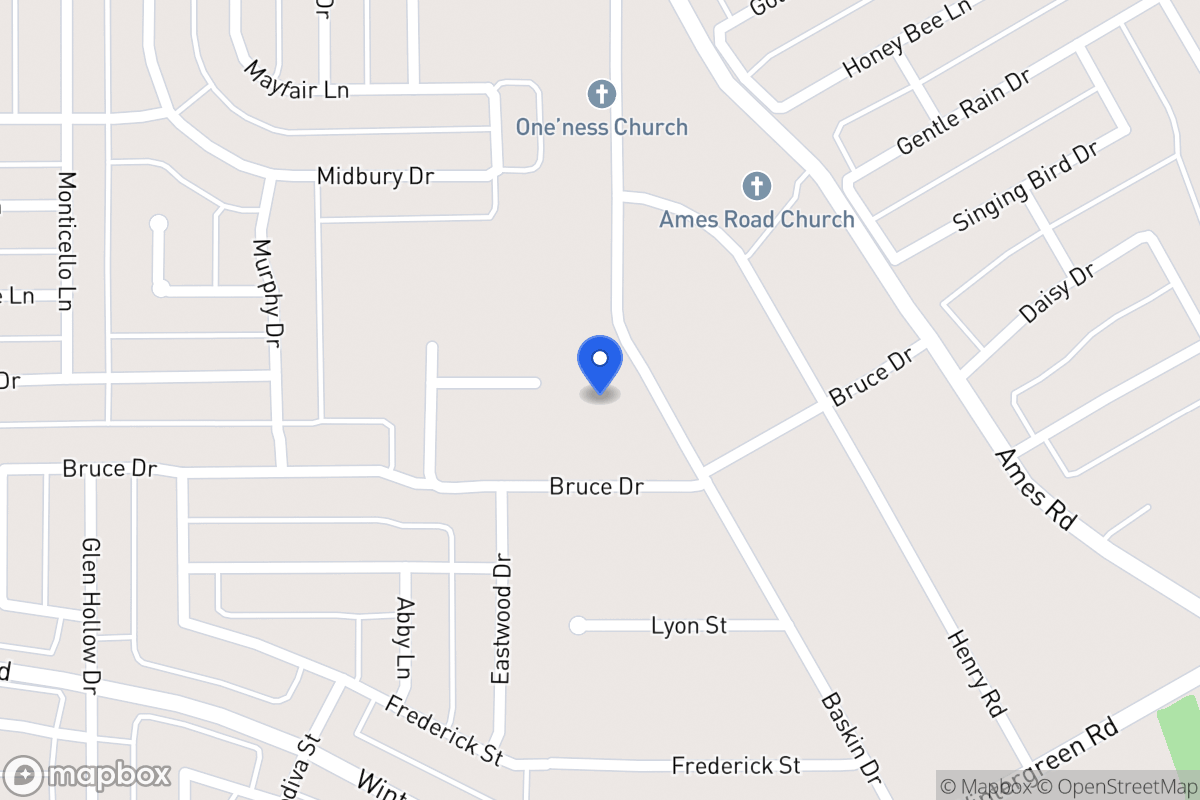 Map of 3027 Baskin Dr