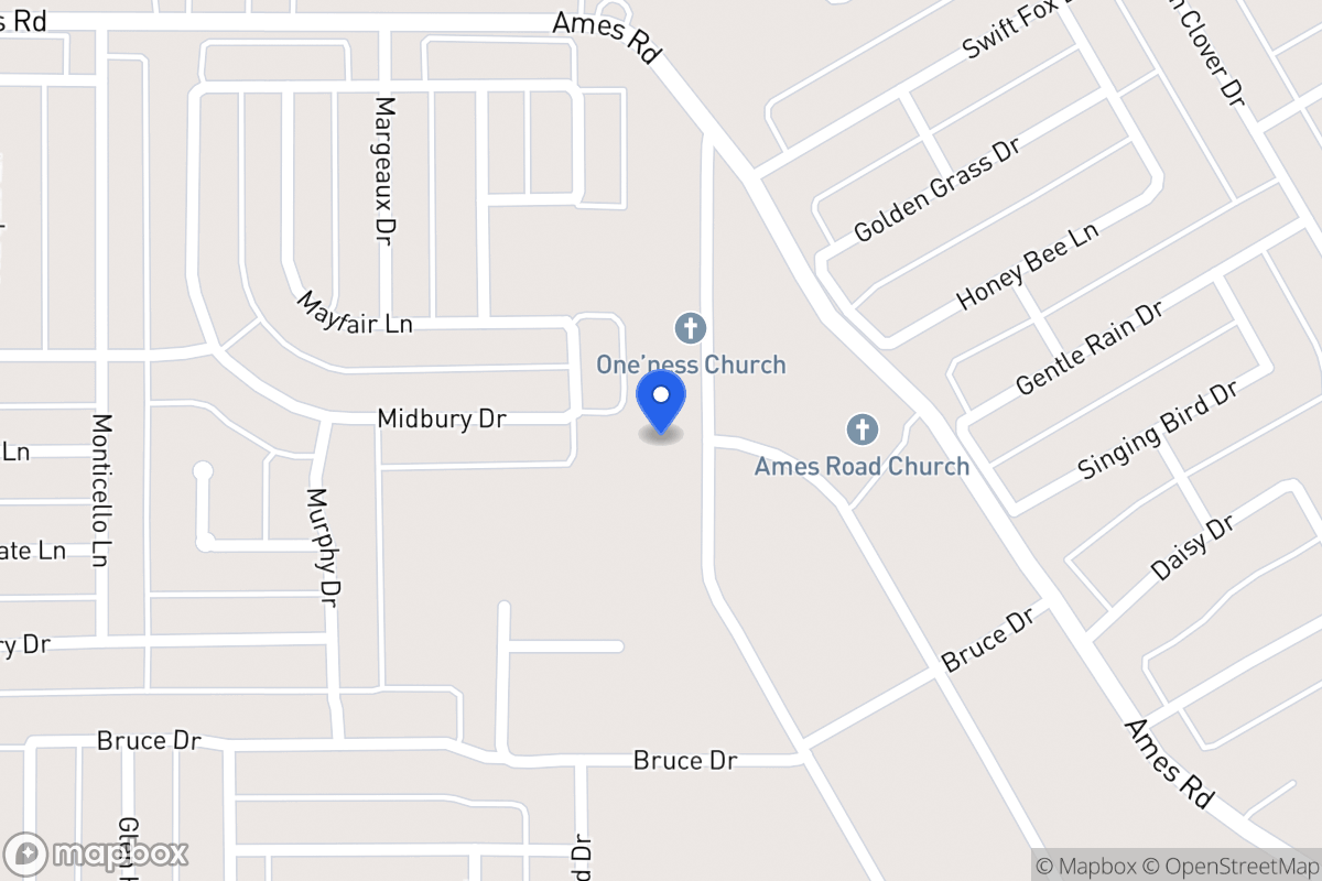 Map of 3129 Baskin Dr