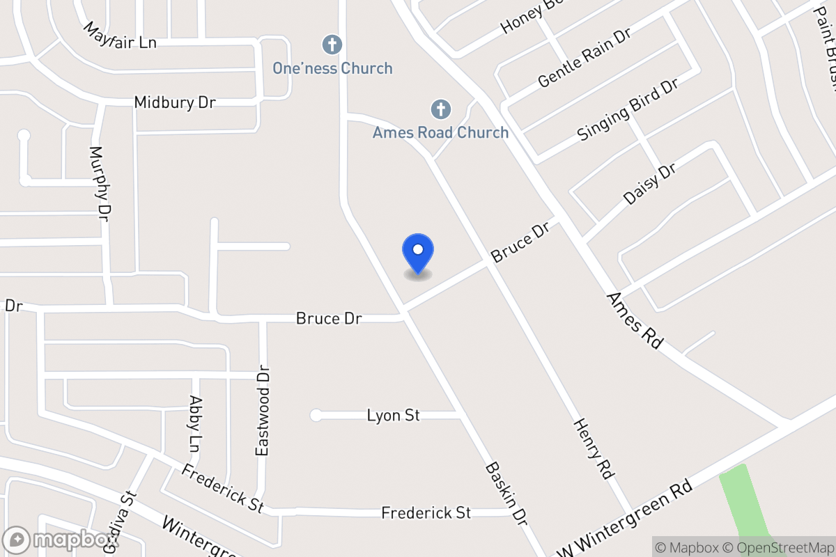 Map of 3010 Baskin Dr