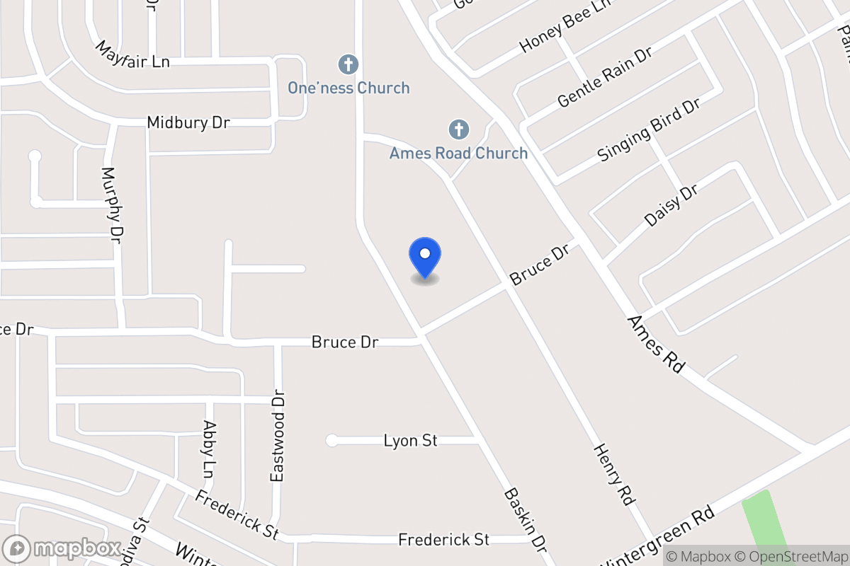 Map of 3020 Baskin Dr
