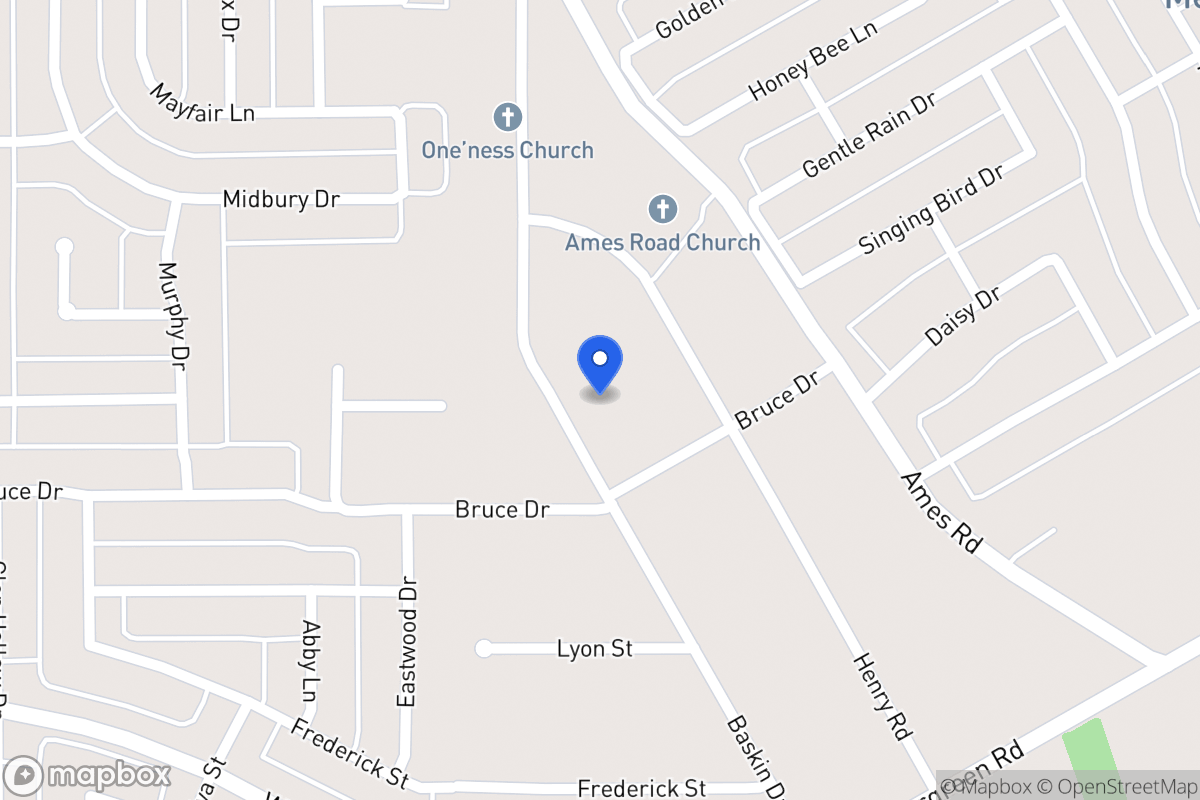 Map of 3030 Baskin Dr