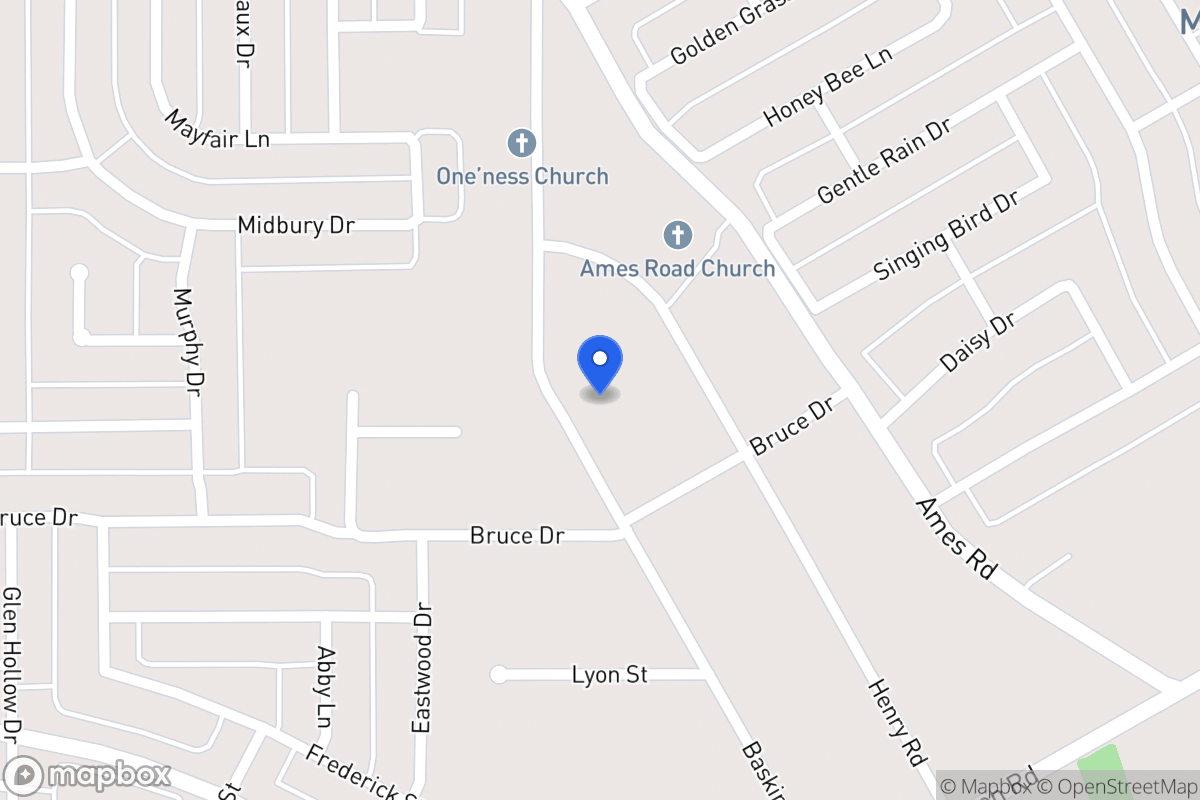 Map of 3034 Baskin Dr