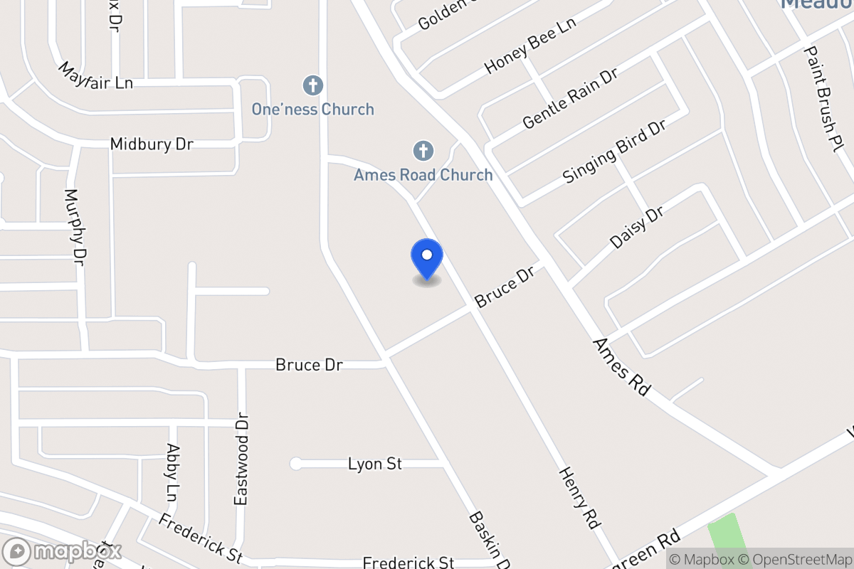 Map of 3017 Henry Rd