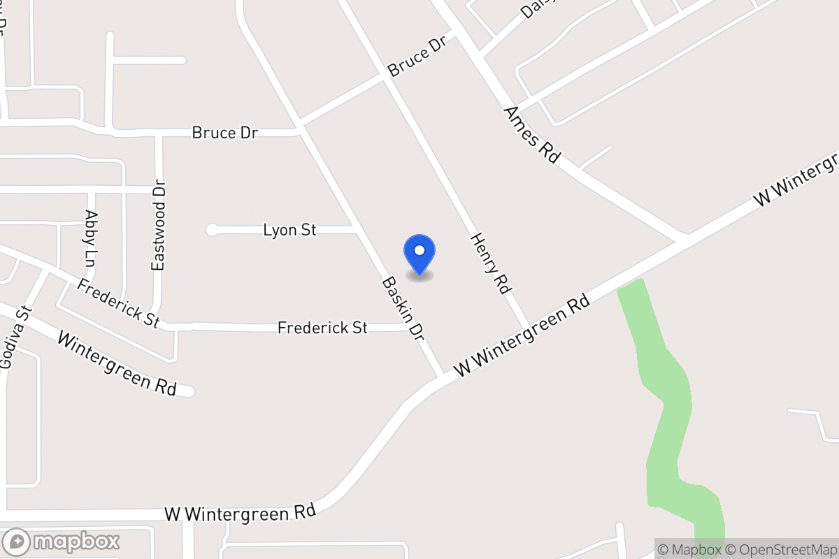 Map of 2814 Baskin Dr