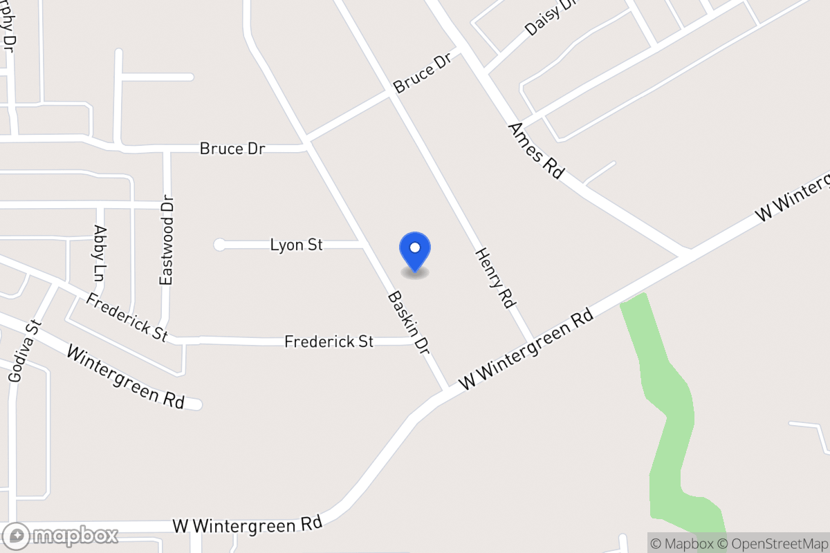 Map of 2818 Baskin Dr