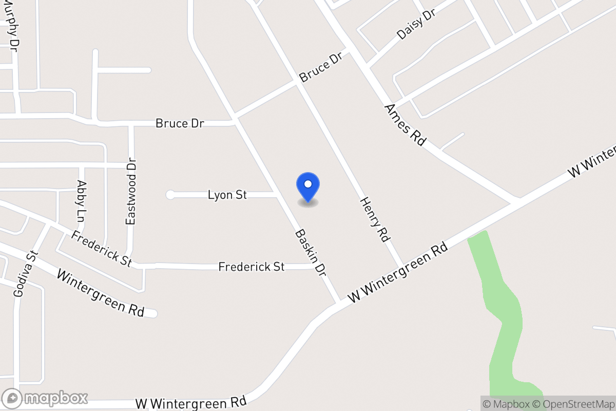 Map of 2822 Baskin Dr