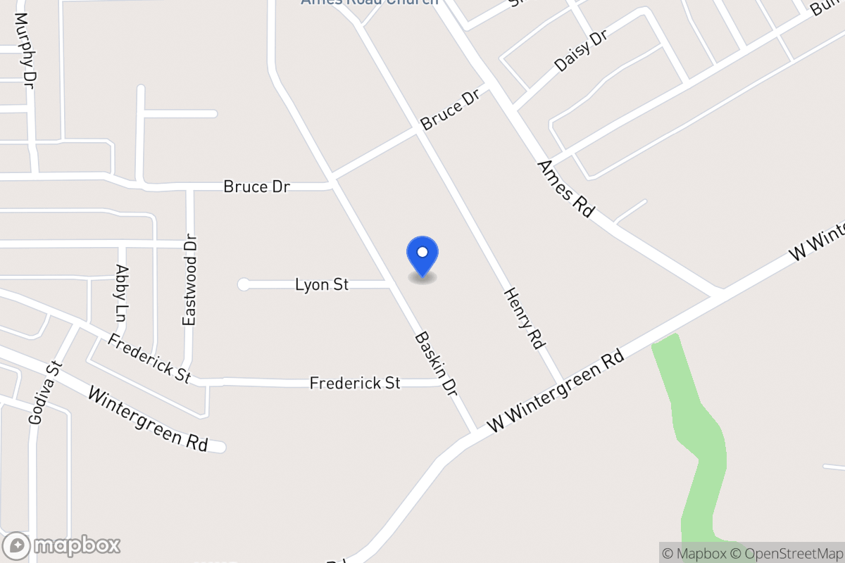 Map of 2832 Baskin Dr