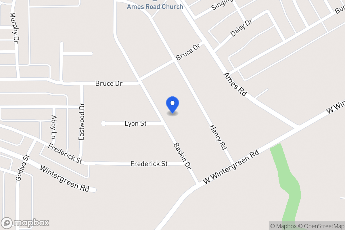 Map of 2842 Baskin Dr