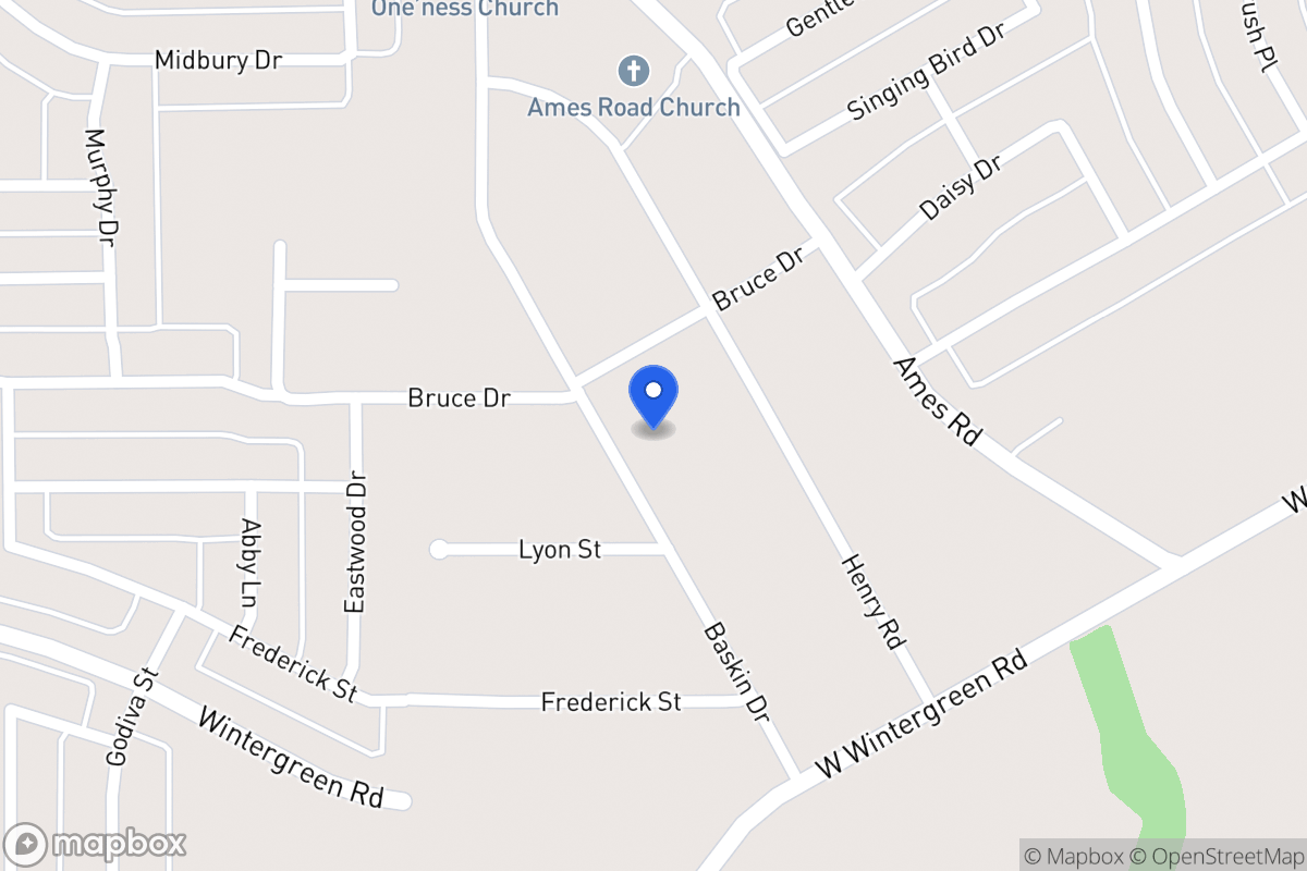 Map of 2910 Baskin Dr