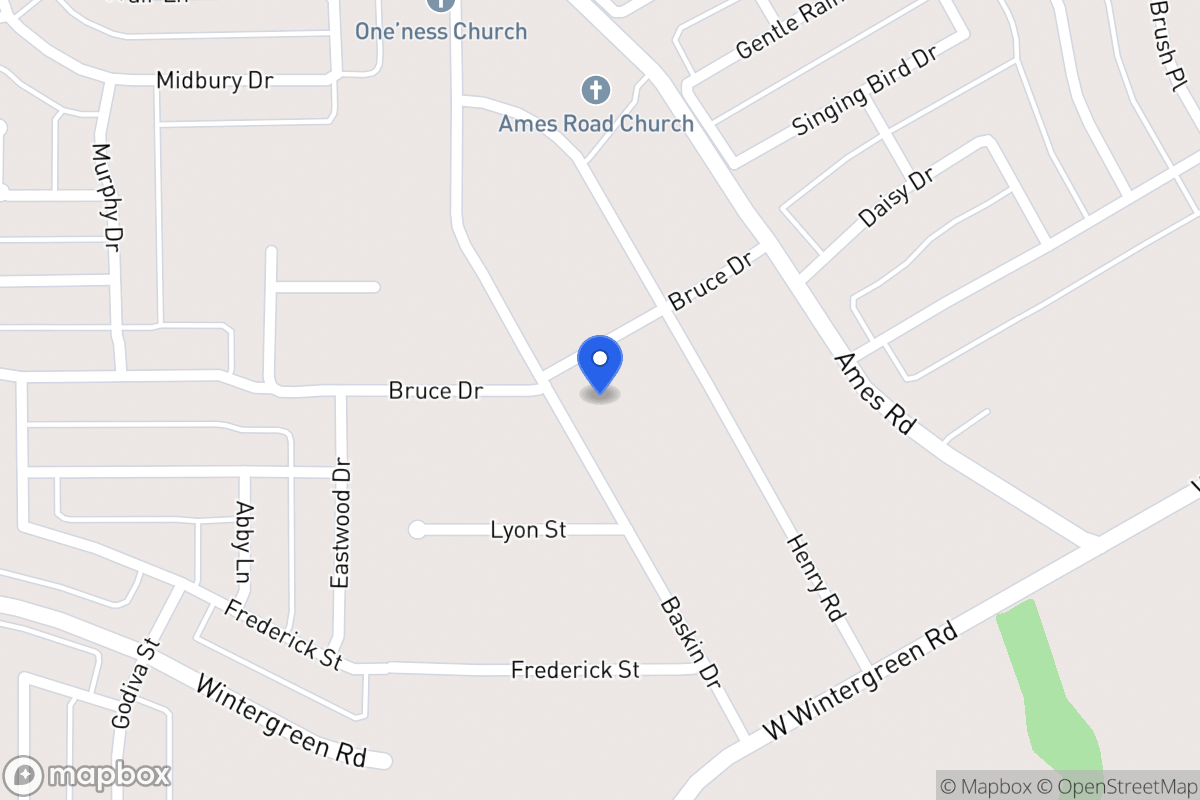 Map of 2920 Baskin Dr