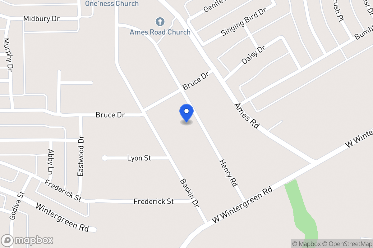 Map of 2907 Henry Rd